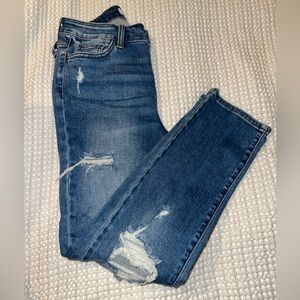Studio Blue Distressed Blue Jeans